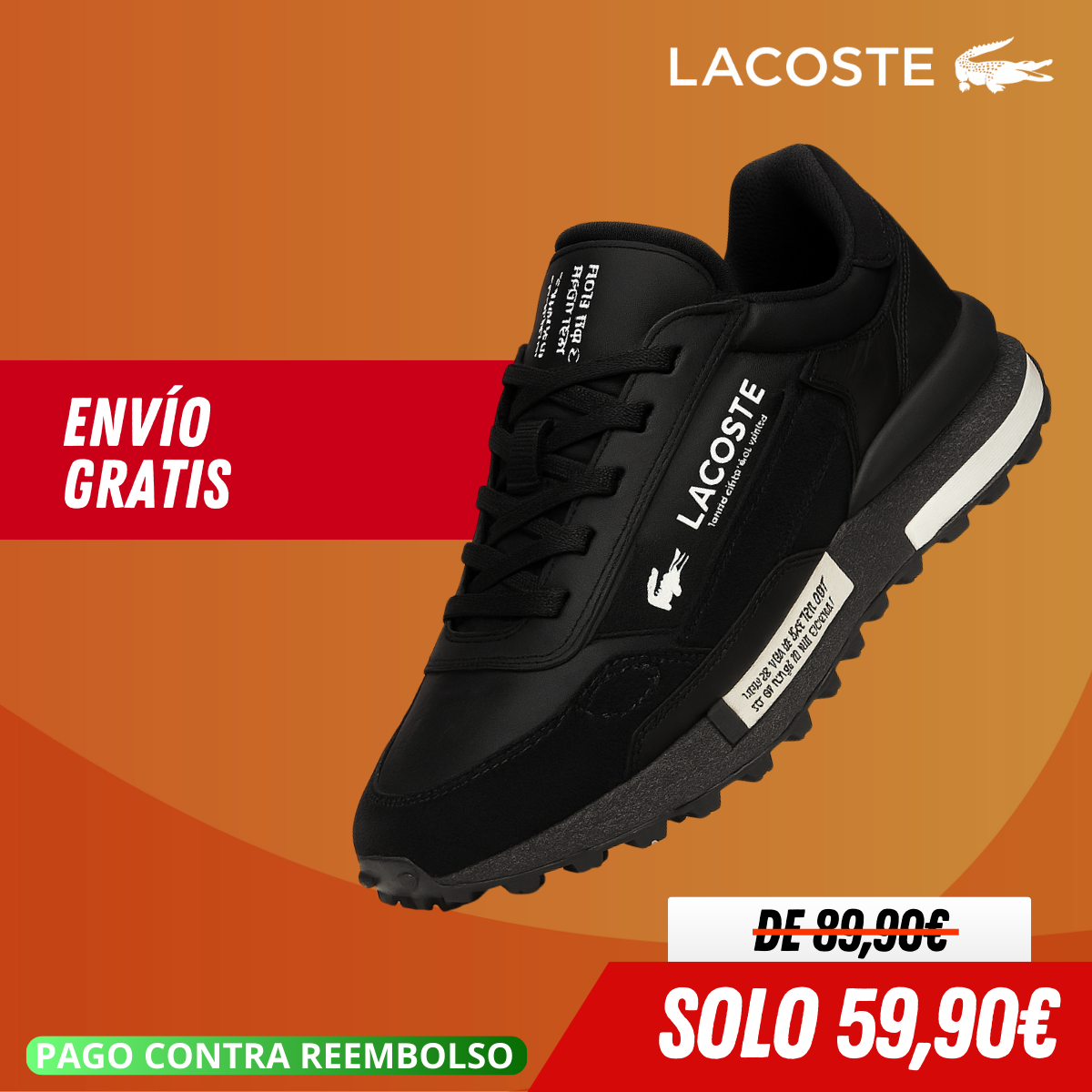 Edición Especial Lacoste - Calzado Deportivo 50% Descuento